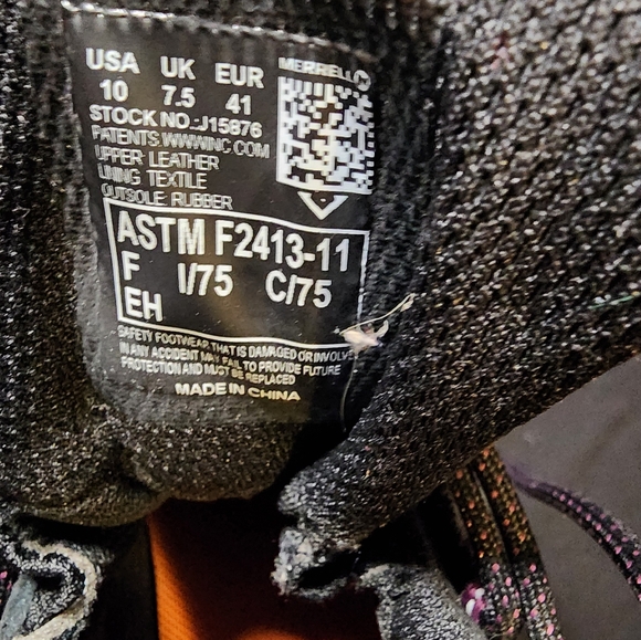 Women's Merrell Steel-toed Work Boots - Picture 6 of 6